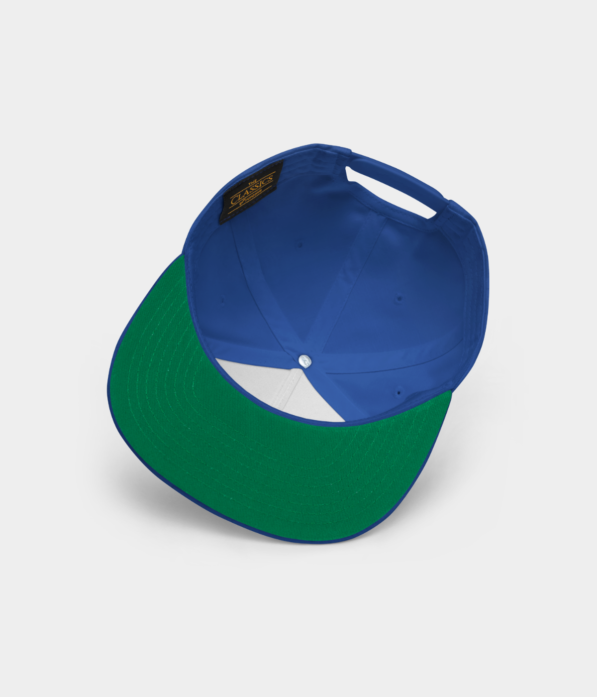 CUSTOM FLAT BILL CAP.