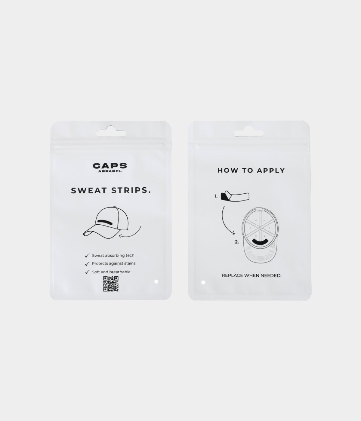SWEAT STRIPS.
