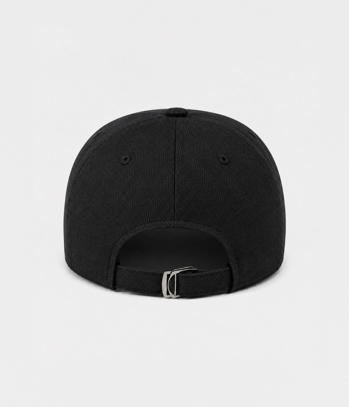 HERRINGBONE LINEN CAP.
