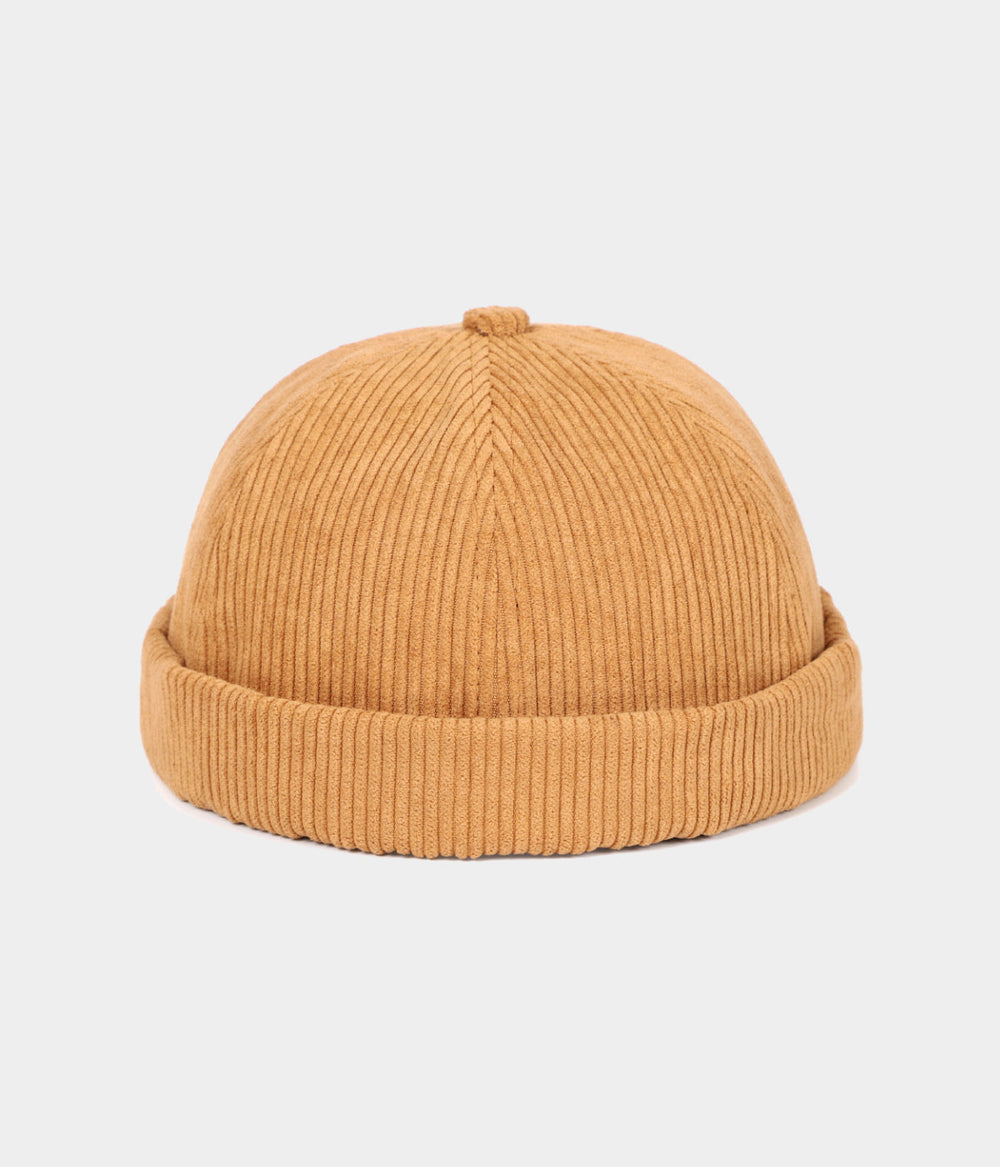 CORDUROY FISHERMAN BEANIE.