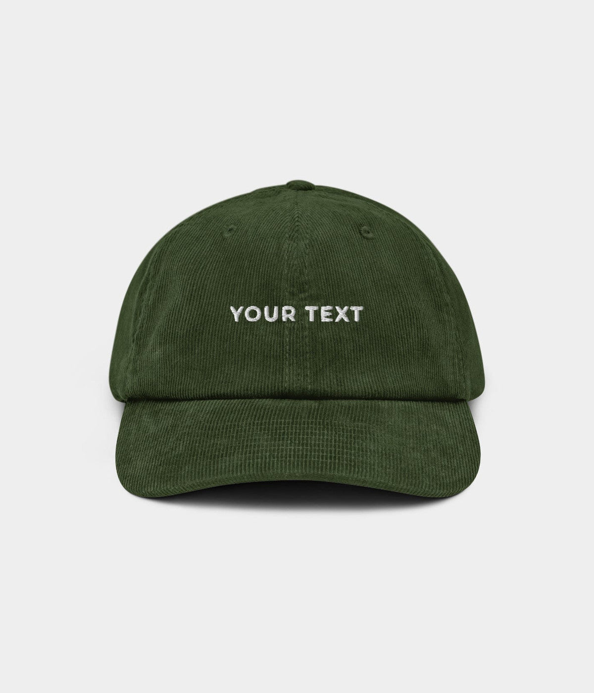 CUSTOM CORDUROY CAP.
