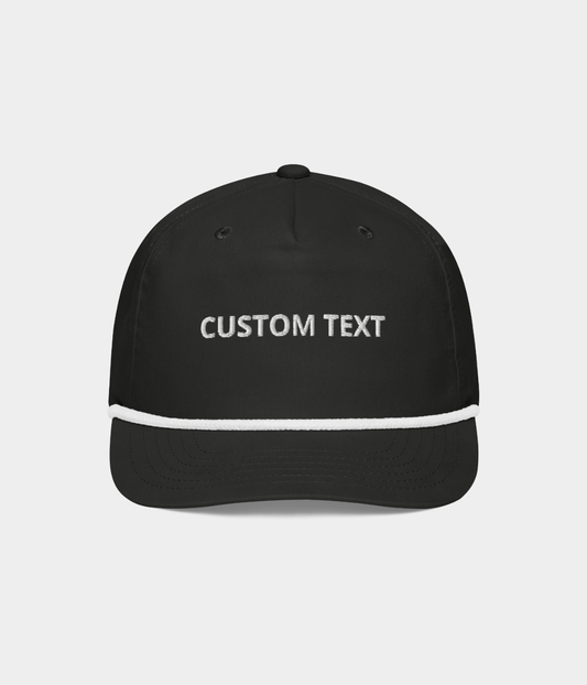 CUSTOM GOLF ROPE CAP.