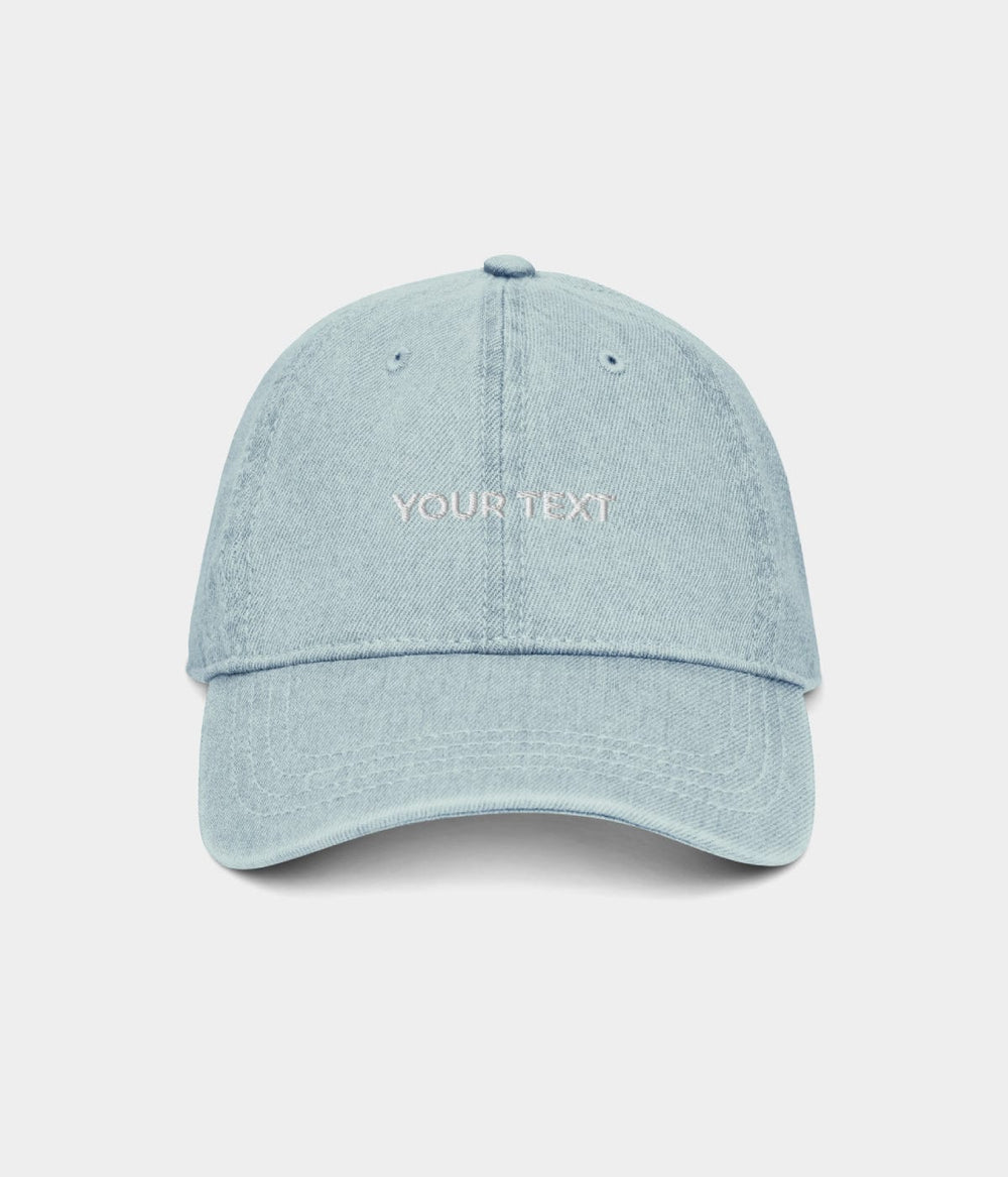 CUSTOM DENIM CAP.