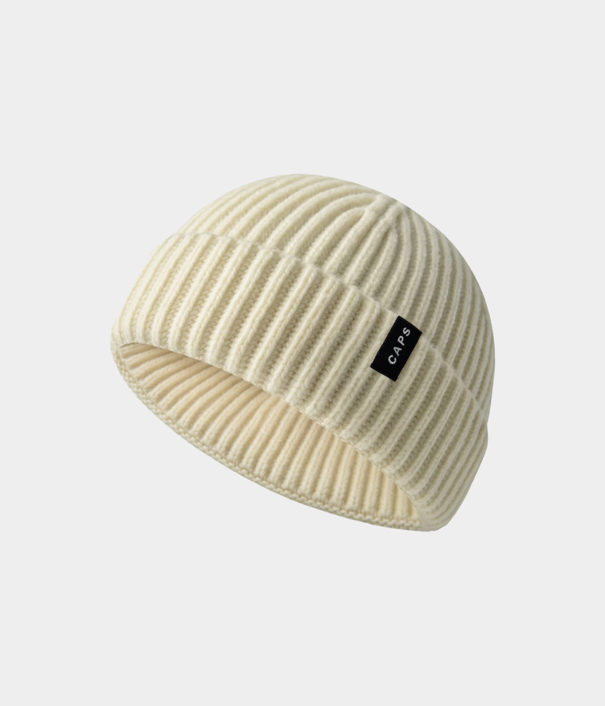 LOGO FISHERMAN BEANIE - 100% MERINO.