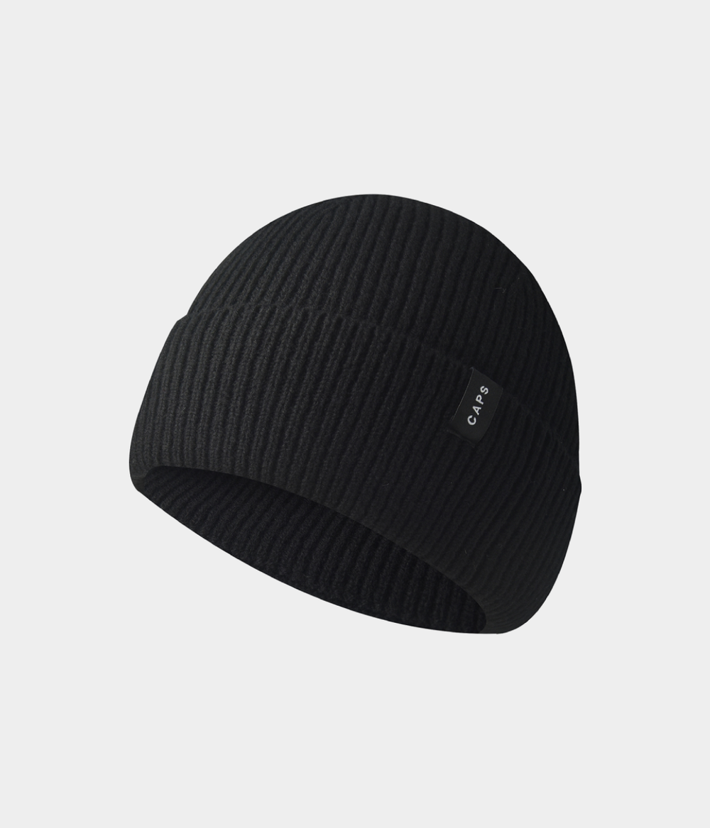 LOGO MERINO BEANIE.