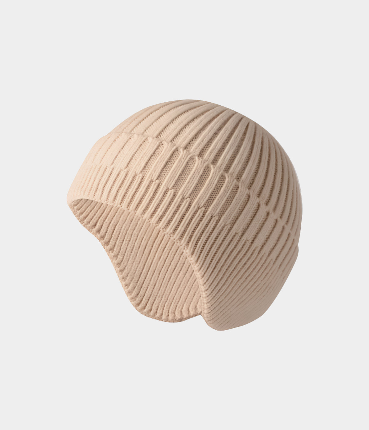 CABLE EARMUFF BEANIE.