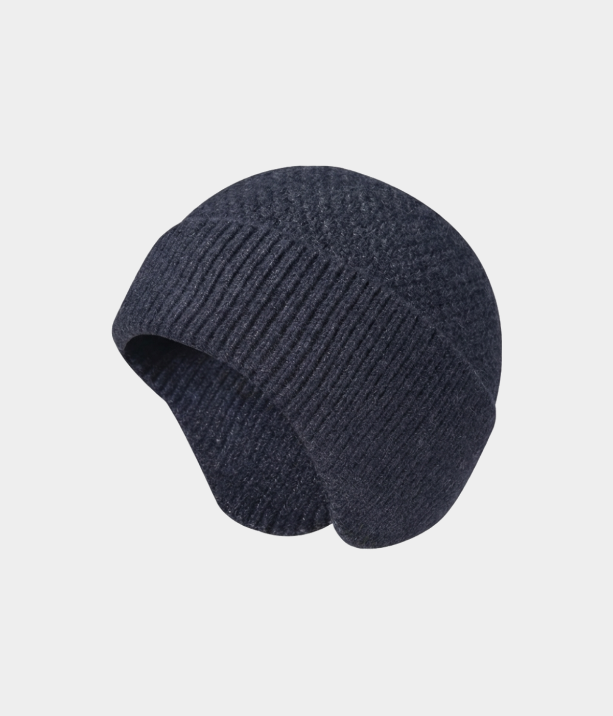 PATTERNED EARMUFF BEANIE.