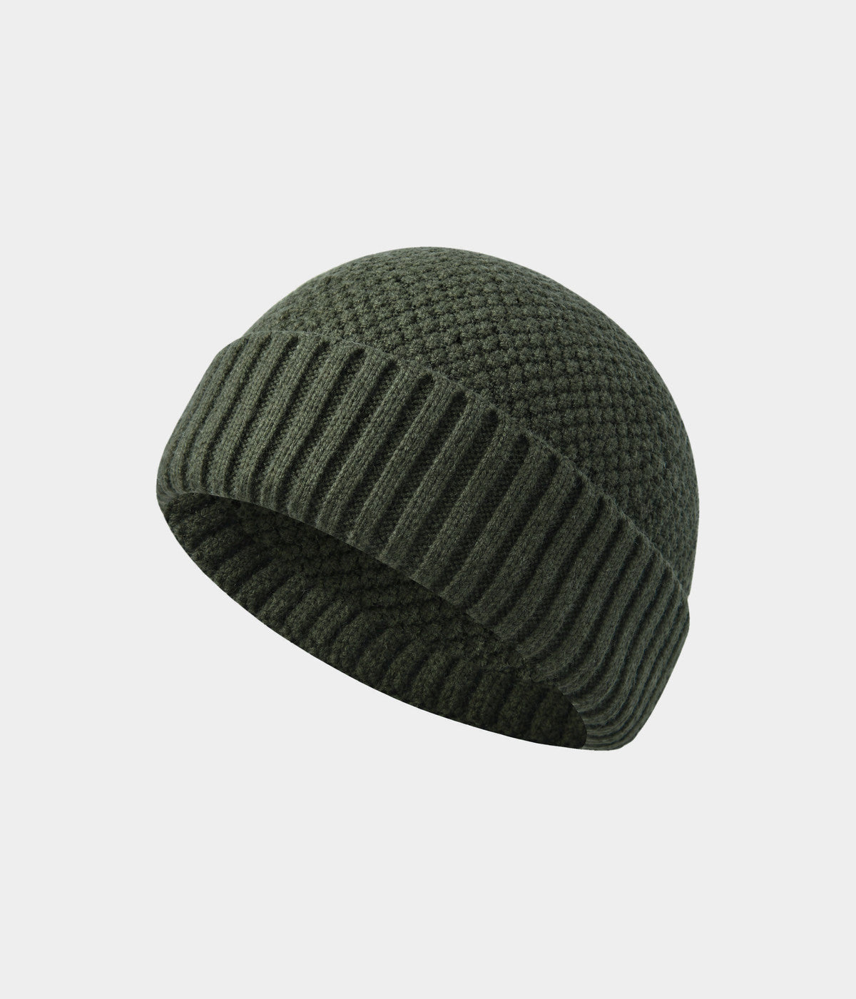 RIBBED FISHERMAN BEANIE.