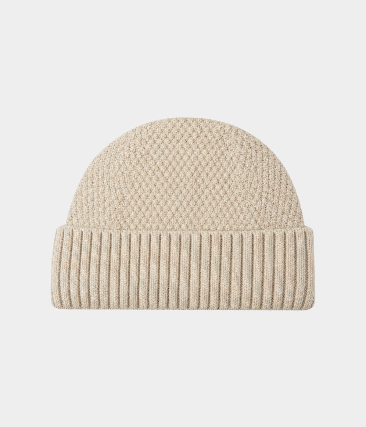 RIBBED FISHERMAN BEANIE.