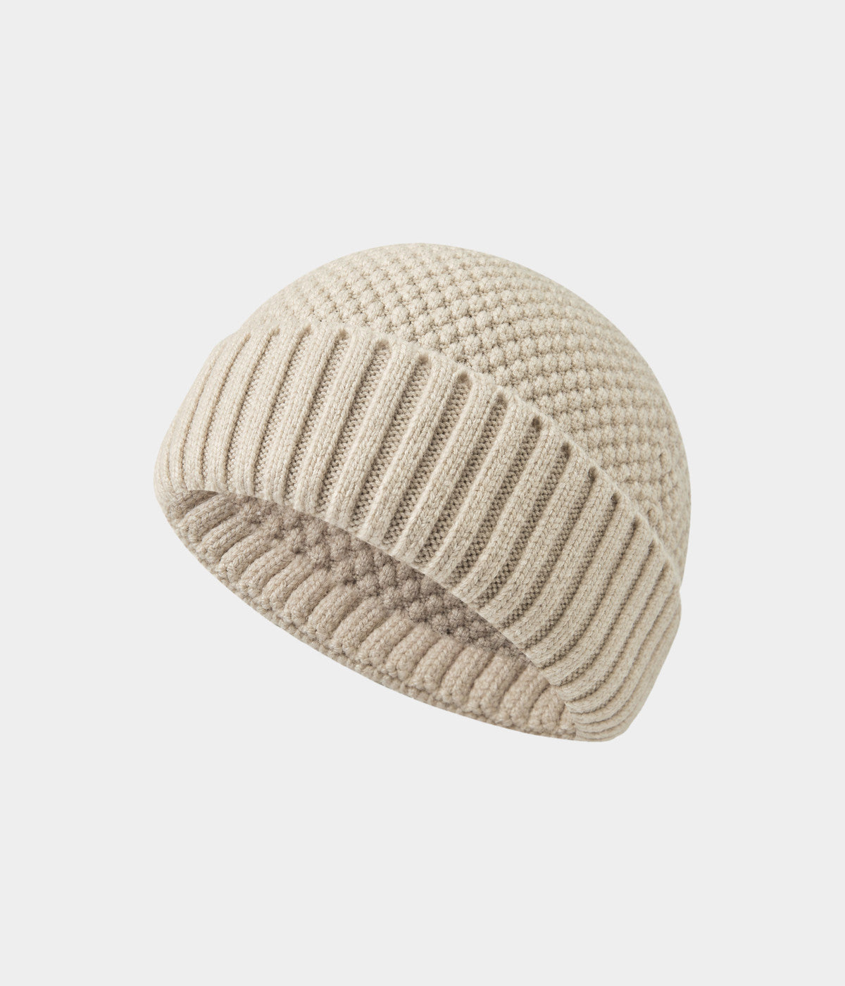 RIBBED FISHERMAN BEANIE.