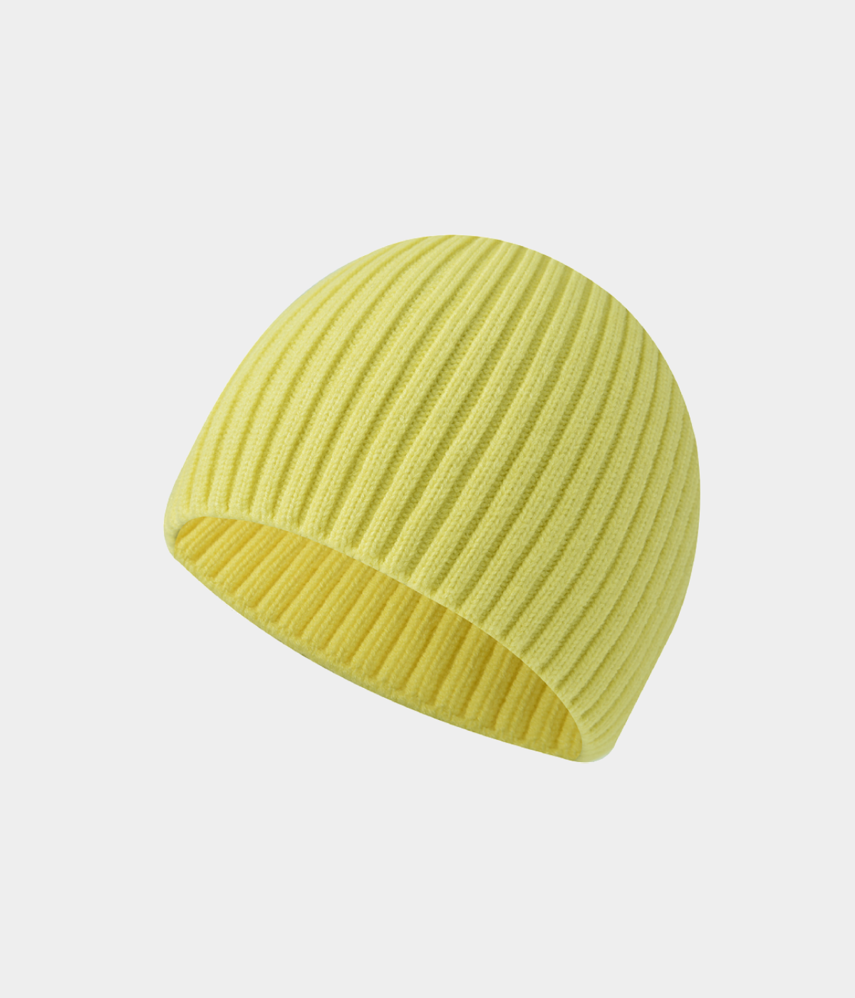 RIB KNIT BEANIE.