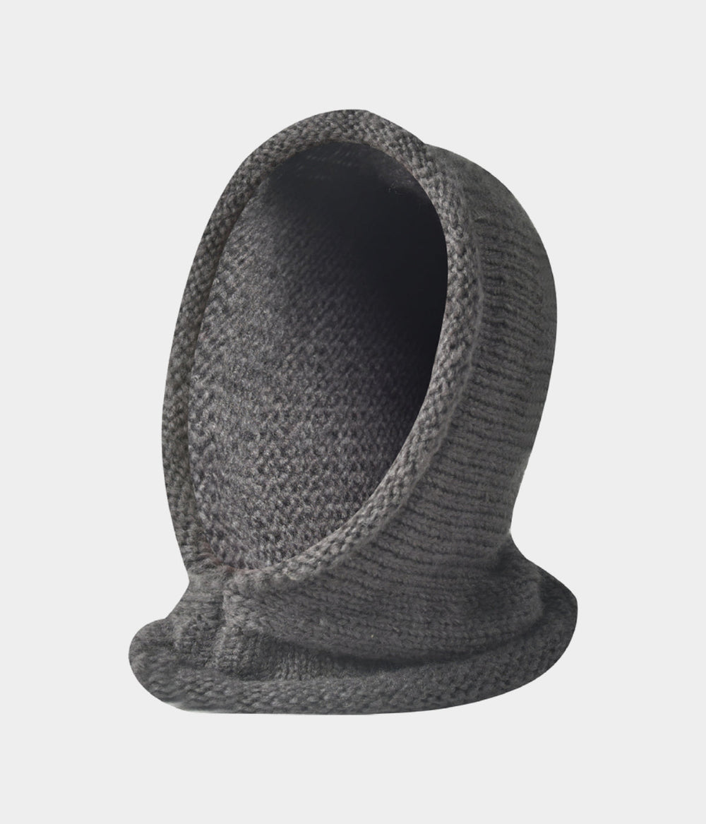 KNIT BALACLAVA HOOD.