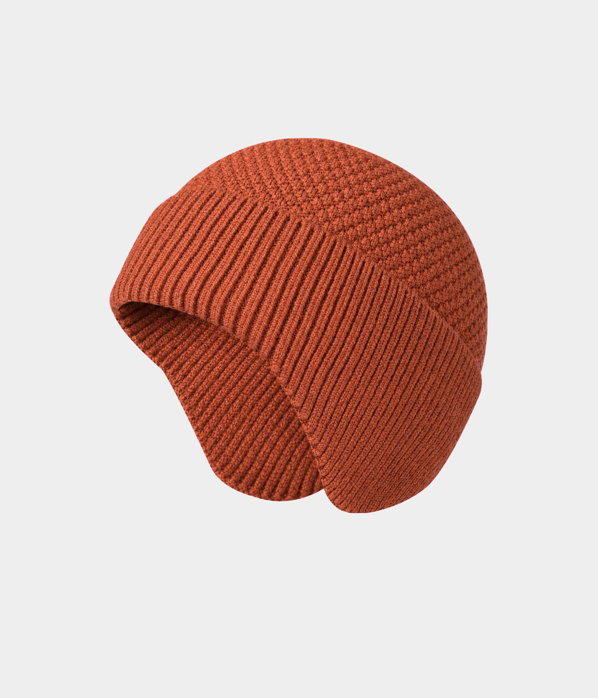 PATTERNED EARMUFF BEANIE.