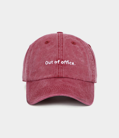 OUT OF OFFICE.