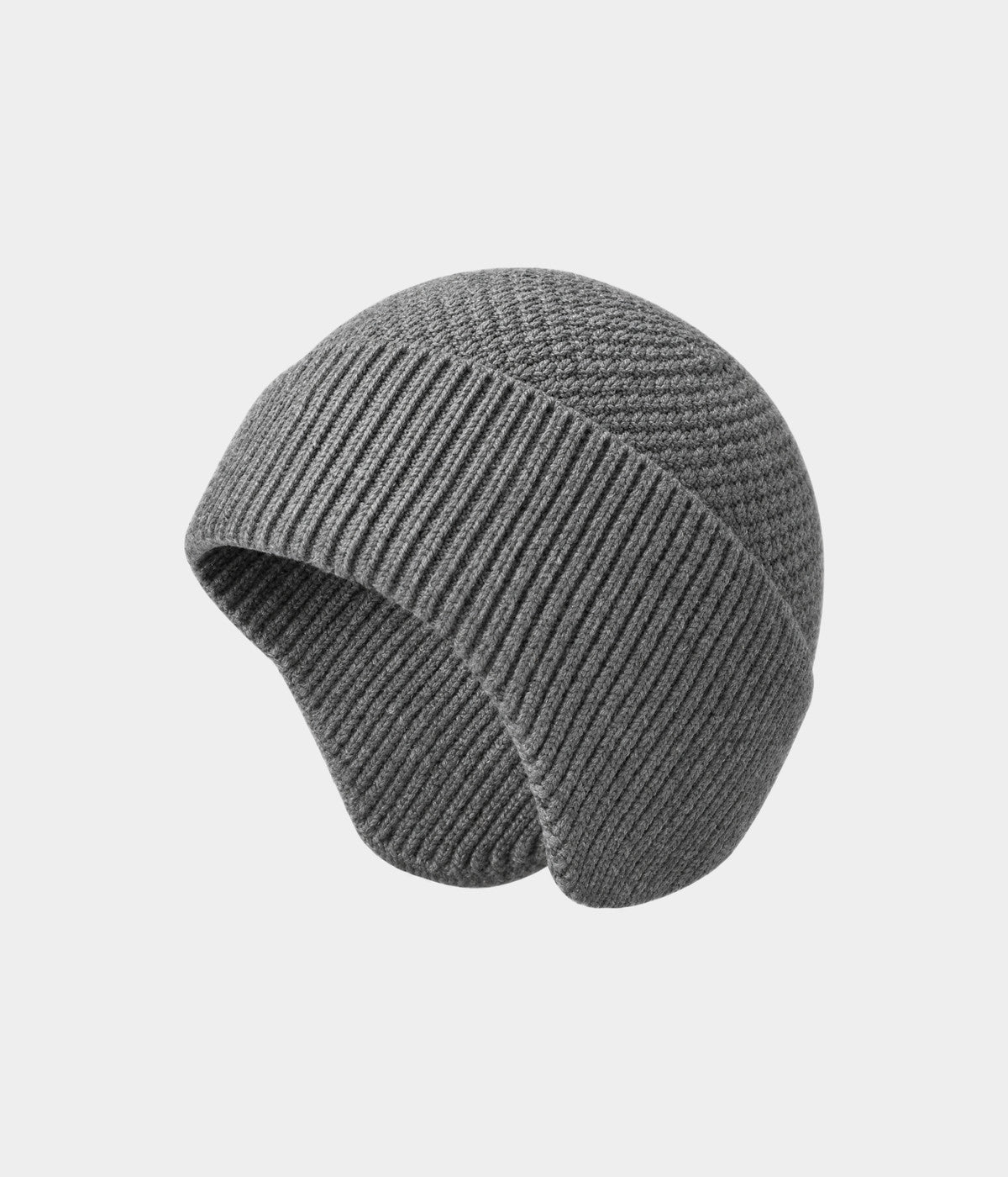 PATTERNED EARMUFF BEANIE.