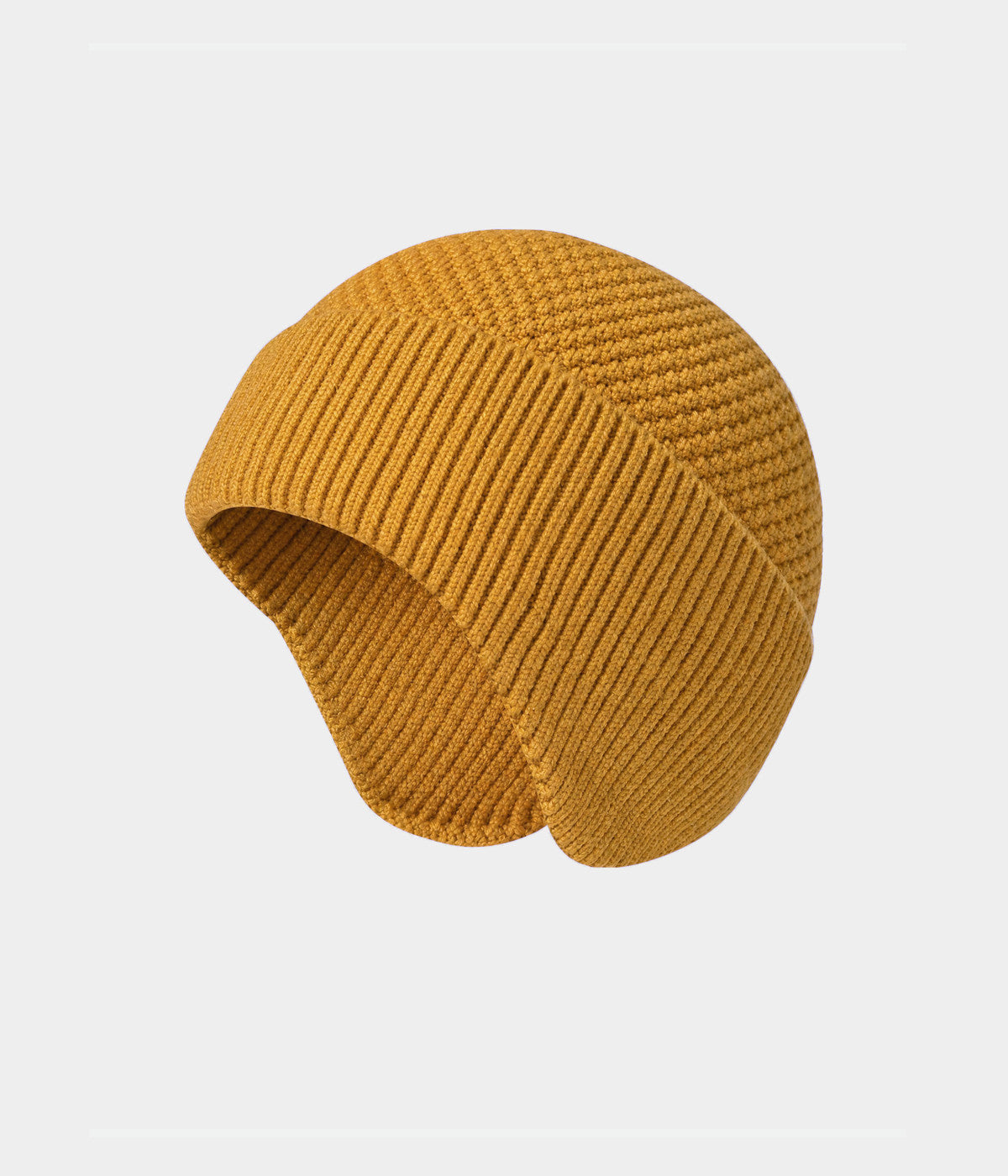 PATTERNED EARMUFF BEANIE.
