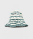 SCALLOPED CROCHET BUCKET.
