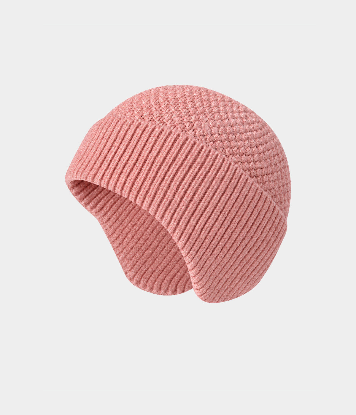 PATTERNED EARMUFF BEANIE.