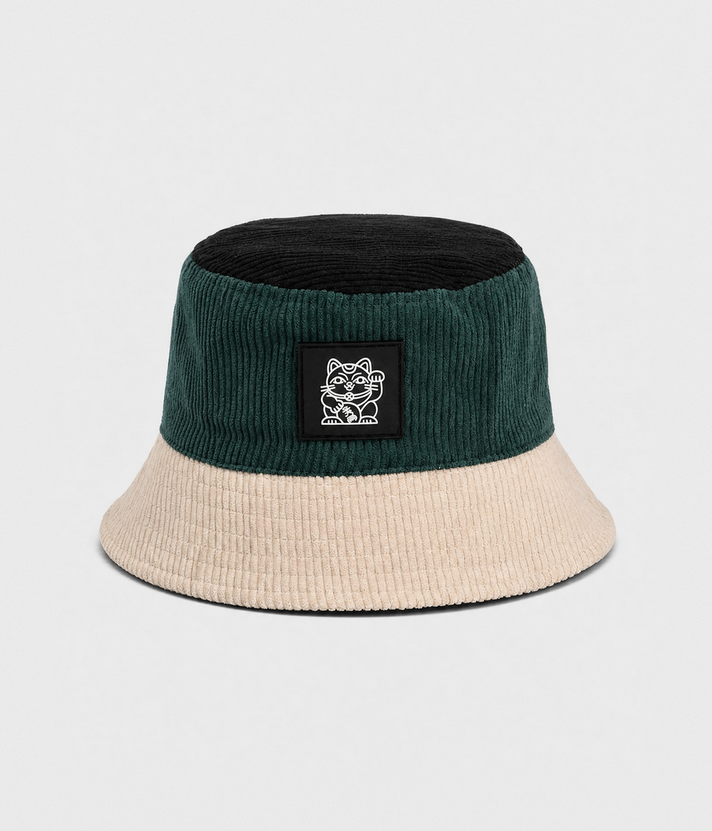 CORDUROY BLOCK BUCKET.