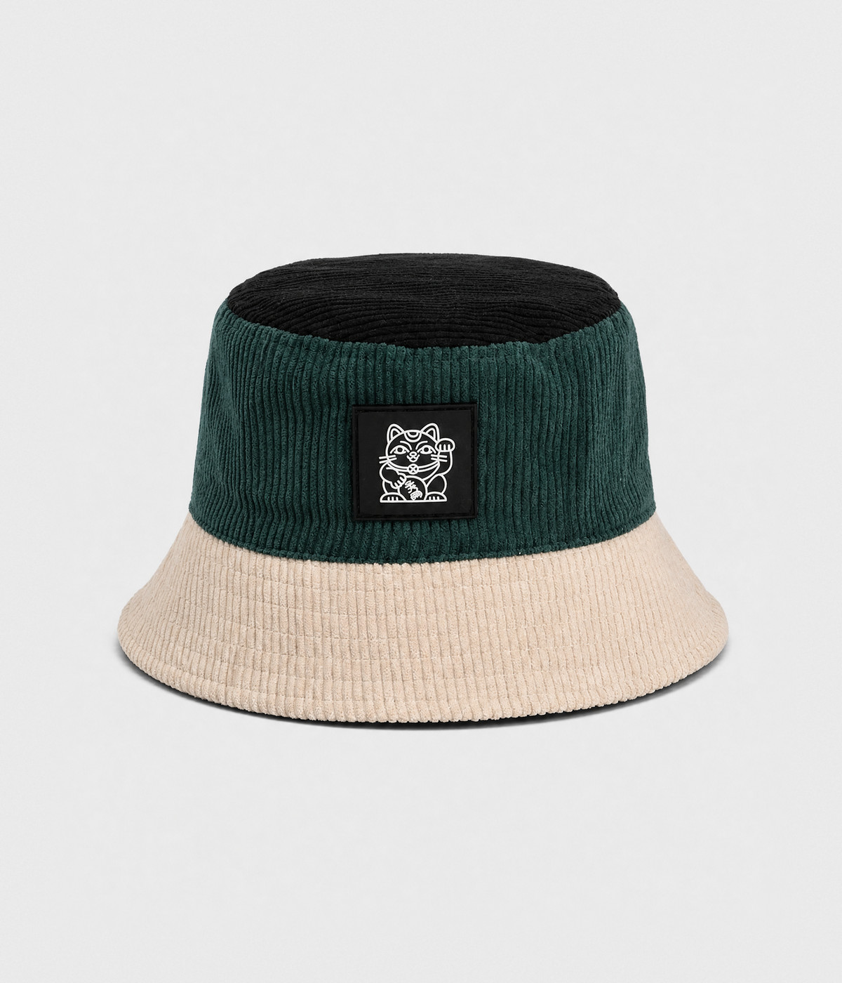 CORDUROY BLOCK BUCKET.