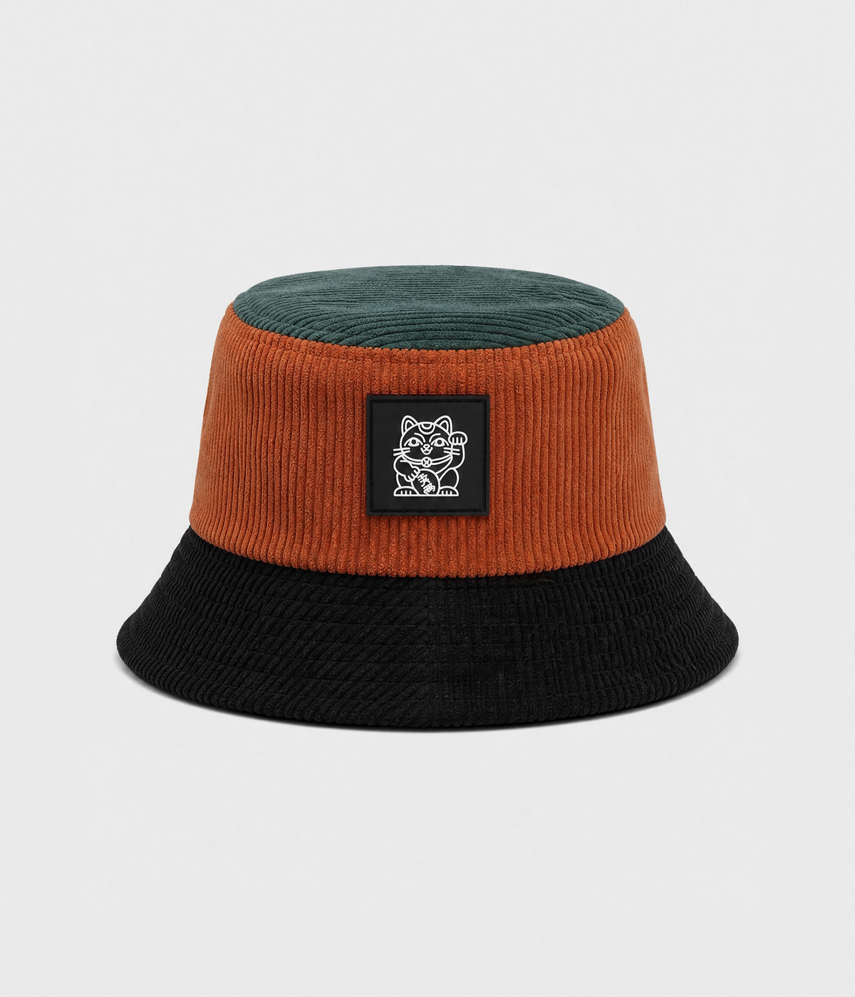 CORDUROY BLOCK BUCKET.