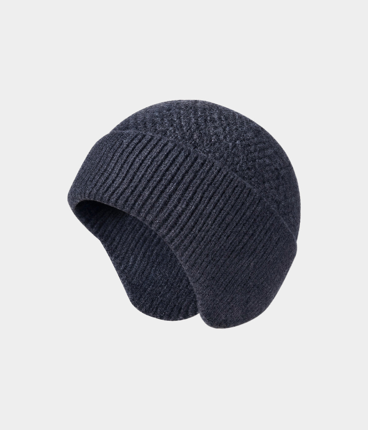 PATTERNED EARMUFF BEANIE.