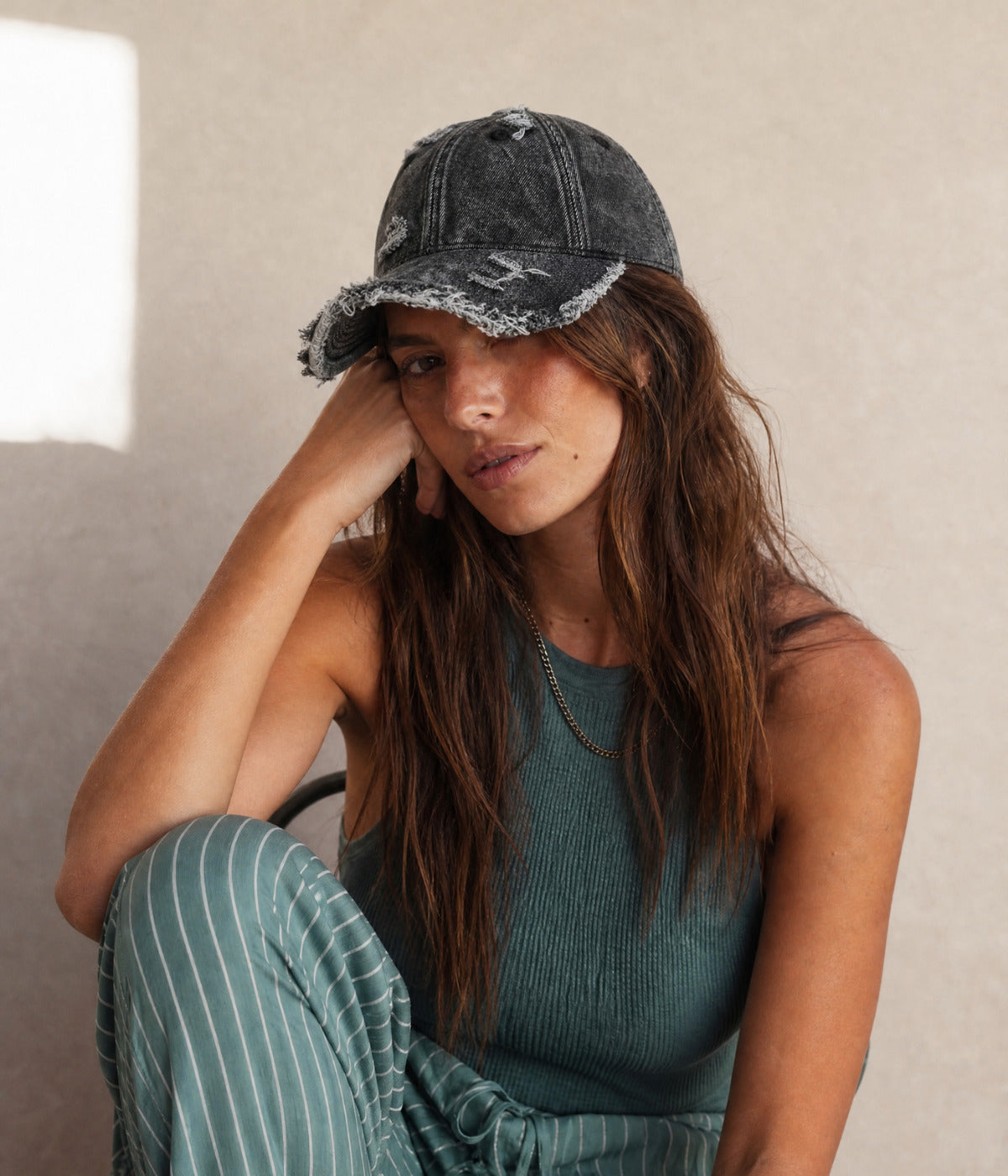 SHREDDED DENIM.