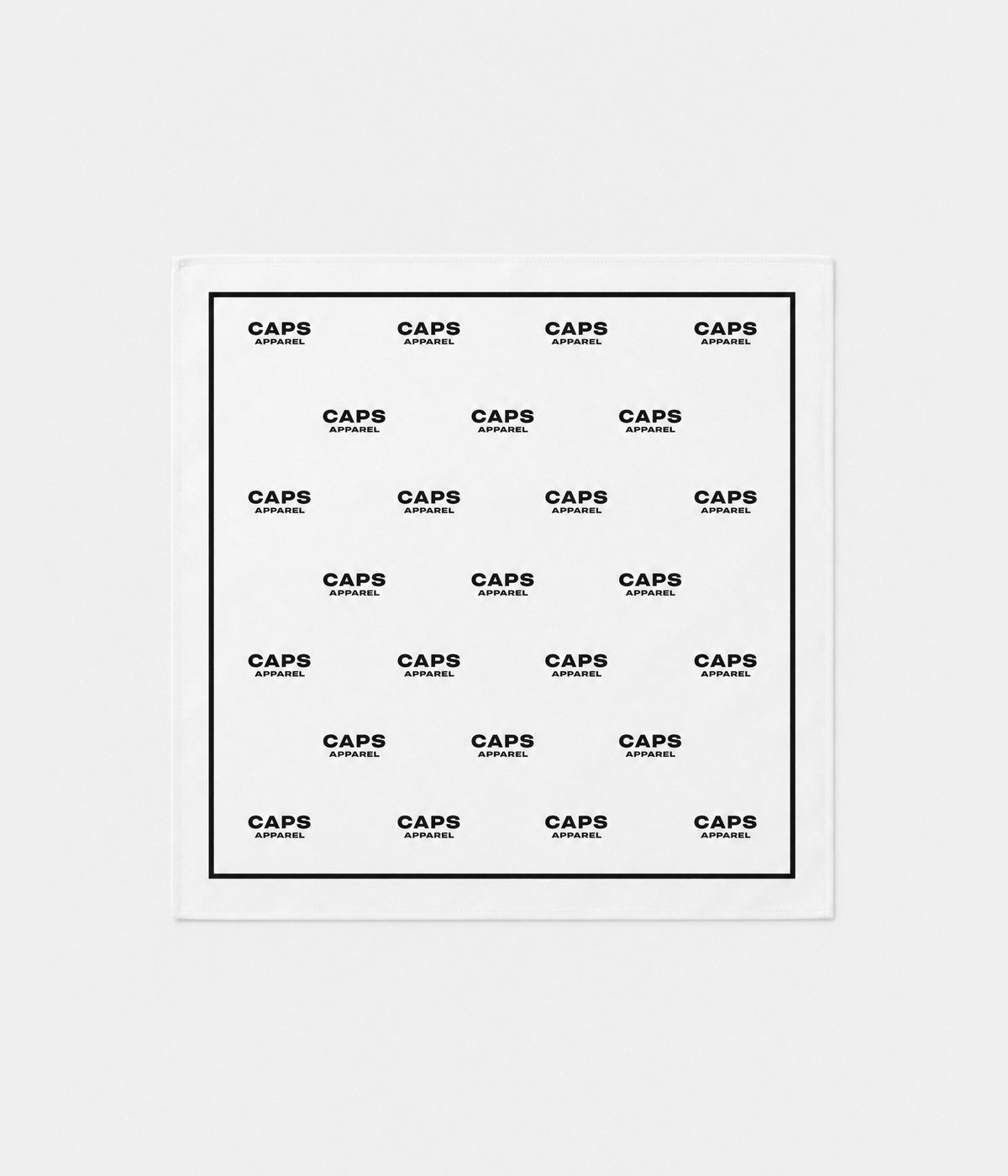LOGO GRID BANDANA.