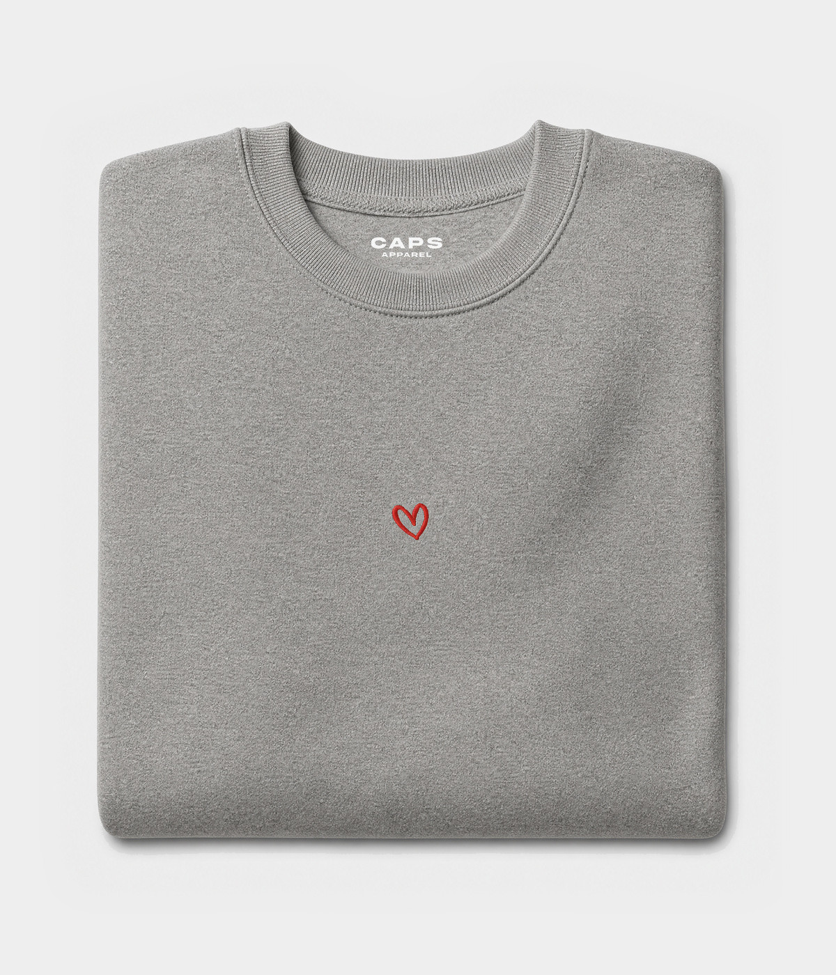 DRAWN HEART SWEATER.