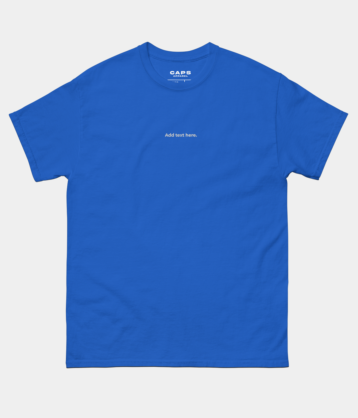 CUSTOM TEE.