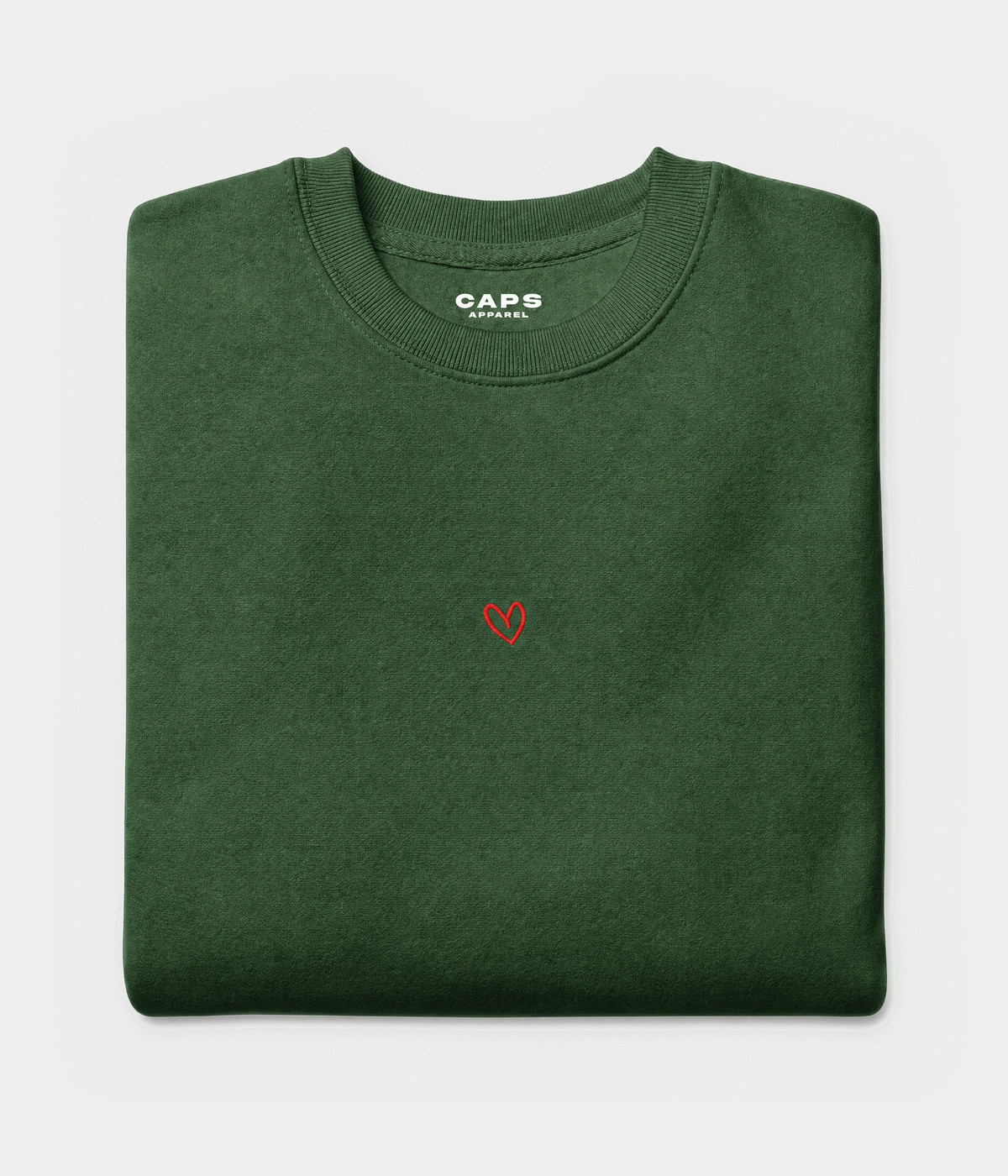 DRAWN HEART SWEATER.