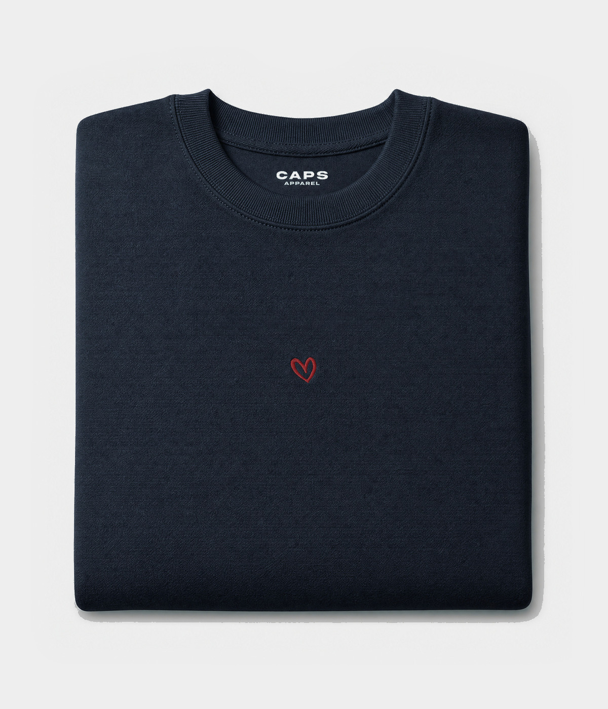 DRAWN HEART SWEATER.